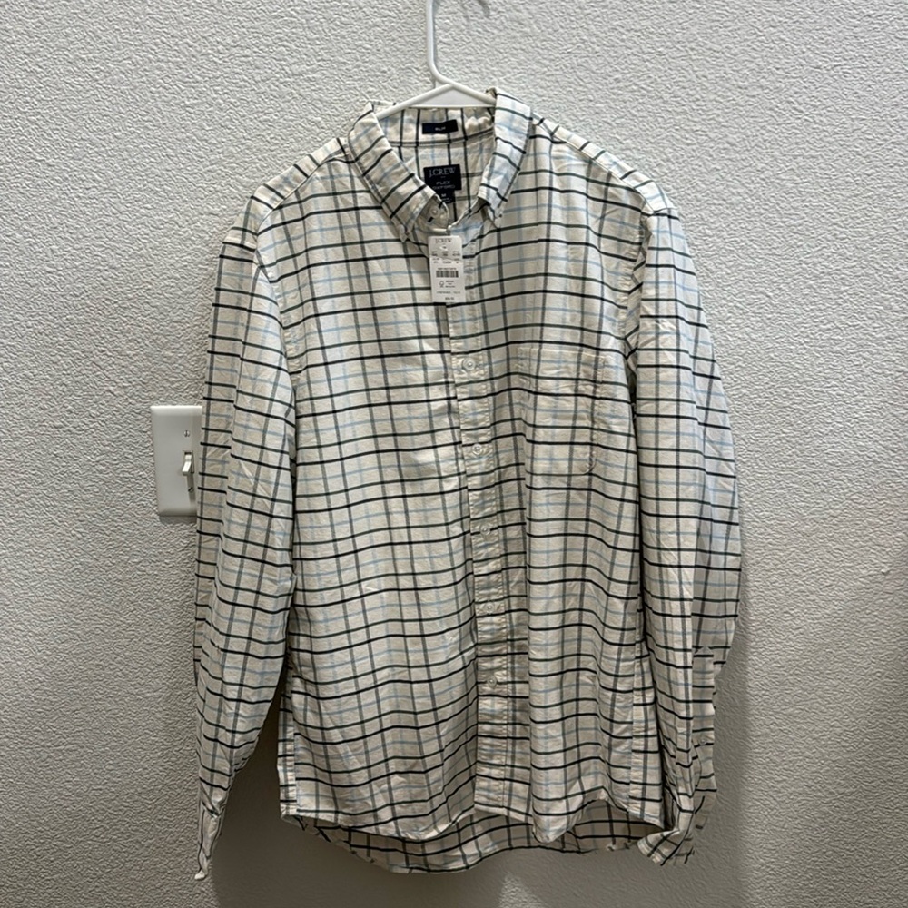 Brand new M J Crew Oxford long sleeve shirt